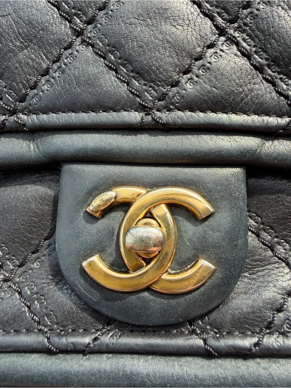 RARE Chanel Sheriff's Star Mini Classic Flap Bag